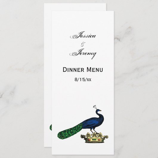 ヘルディックヴィンテージスタイルピアクックオンクラウンC 招待状 (正面/裏面)