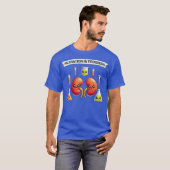 ヘルトのおもしろい進行中の濾過デザイン Tシャツ (正面フル)