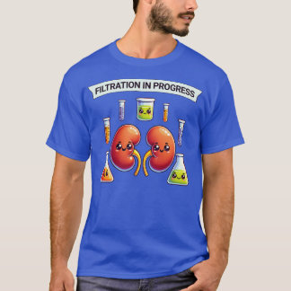 ヘルトのおもしろい進行中の濾過デザイン Tシャツ