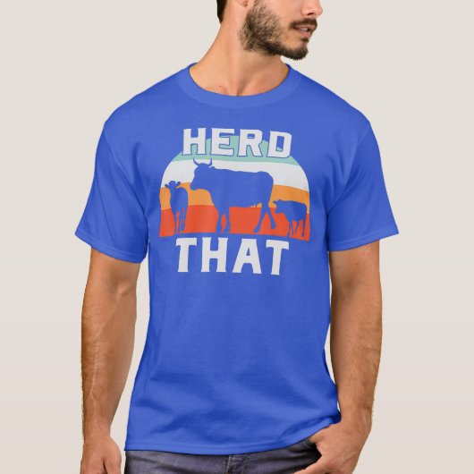 ヘルドthat – カウラおもしろいーバー農業 tシャツ (正面)