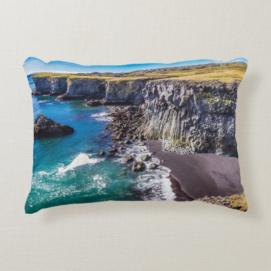 ヘルナハウン海岸,アイスランド アクセントクッション (正面)