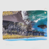 ヘルナハウン海岸，アイスランド ゴルフタオル (横)