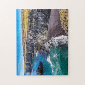 ヘルナハウン海岸，アイスランド ジグソーパズル (縦)