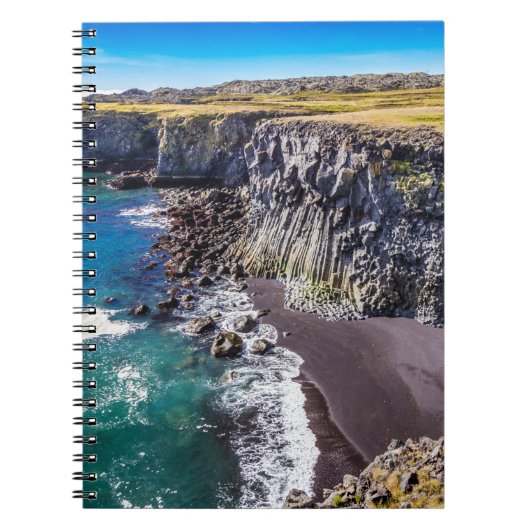 ヘルナハウン海岸，アイスランド ノートブック (正面)