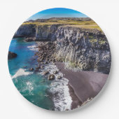 ヘルナハウン海岸，アイスランド ペーパープレート (正面)