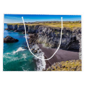 ヘルナハウン海岸，アイスランド ラージペーパーバッグ (裏面)
