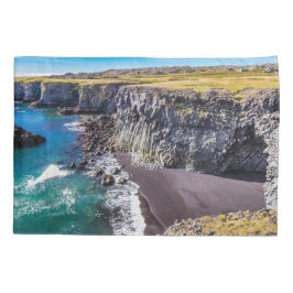 ヘルナハウン海岸，アイスランド 枕カバー