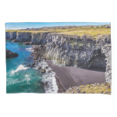 ヘルナハウン海岸,アイスランド 枕カバー (正面)