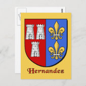 ヘルナンデス・ファミリーシールド ポストカード (正面/裏面)