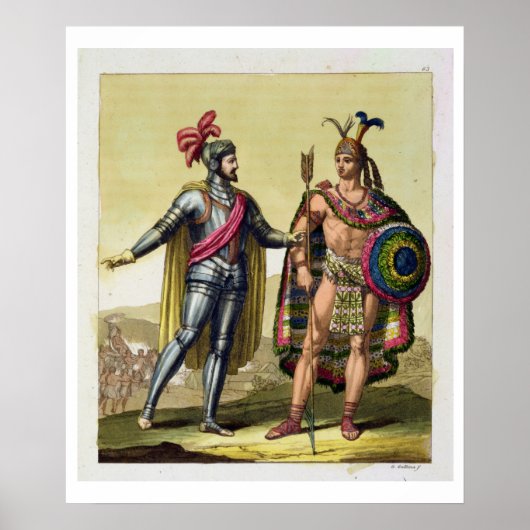 ヘルナンド諸島の出会い（1485年～1547年） ポスター (正面)