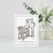 ヘルニア漫画はがき ポストカード (スタンド正面)