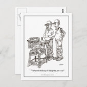 ヘルニア漫画はがき ポストカード (正面/裏面)