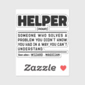 ヘルパー名詞定義おもしろいスペシャリスト シール (シート)