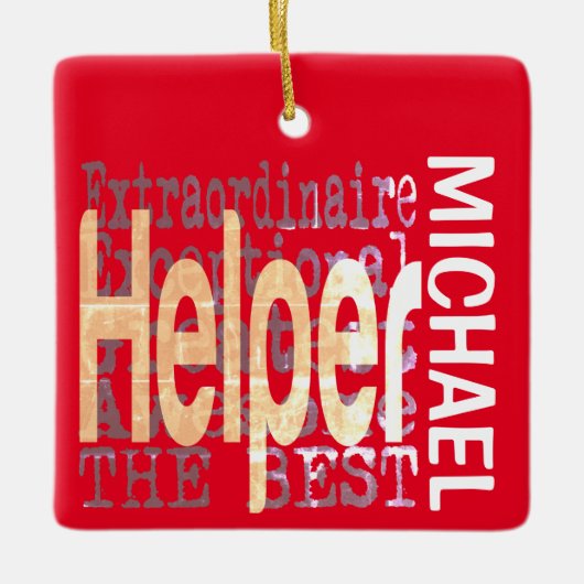 ヘルパー超並外カスタム セラミックオーナメント (正面)