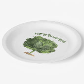 ヘルビヴォーレケールビーガンベジタリアン ペーパープレート (アングル)