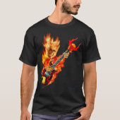 ヘルファイアと戯れる Tシャツ (正面)