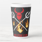 ヘルファイアークラブサインマグ カフェラテマグ (正面)