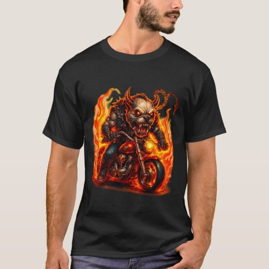 ヘルファイヤーデーモンライダーTシャツ Tシャツ (正面)
