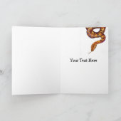 ヘルプスハッピーバースデーレインボーボアスネークカード カード (内部)