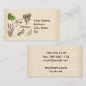 ヘルベスデプロヴァンスビジネスカード 名刺 (正面/裏面)