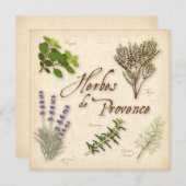 ヘルベスデプロヴァンスフラットカード (正面/裏面)