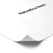 ヘルベチカはっきりした ポスター (角)