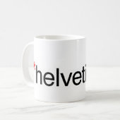 ヘルベチカント コーヒーマグカップ (正面左)