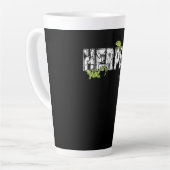 ヘルペトロジレティーススネーク動物学カエルのハーピング カフェラテマグ (左アングル)