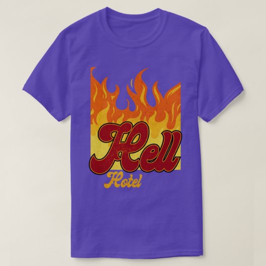 ヘルホテルヘビーメタル Tシャツ (デザイン正面)