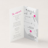 ヘルボア結婚アートの詳細ゲストスケジュールマップ (内部)