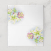 ヘルボア·ウォーターカラー·ア結婚ートのゲスト·座席表 プレイスカード (外部開封)