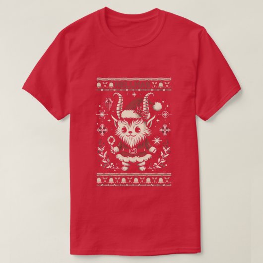 ヘルマスクランプス Tシャツ (デザイン正面)