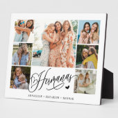 ヘルマナスフォトコラージュタイポグラフィキープサケ フォトプラーク (側面)