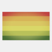 ヘルマフロイトプライド 長方形シール (正面)