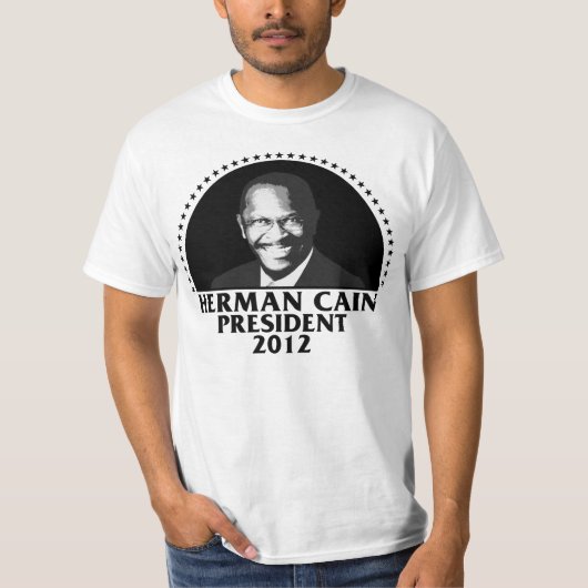 ヘルマンカインの大統領2012年 Tシャツ (正面)