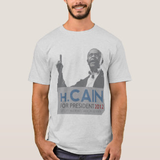ヘルマンカインの民主党のプランテーション青 Tシャツ