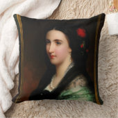 ヘルマン・ウィンターハルターによるメキシコのカロタ皇后 クッション (ブランケット)