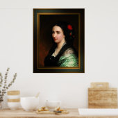 ヘルマン・ウィンターハルターによるメキシコのカロタ皇后 ポスター (キッチン)