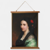 ヘルマン・ウィンターハルターによるメキシコのカロタ皇后 吊り下げ型タペストリー (正面)