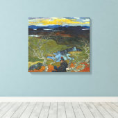 ヘルマーオッスルンド春夕べビアフターキルナ キャンバスプリント (インサイチュ (ウッドフロア))