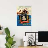 ヘルマールトルコのタバコアールデコ追加 ポスター (ホームオフィス)