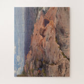 ヘルミビエス州ヴィリンキの沿岸の断崖 ジグソーパズル (縦)