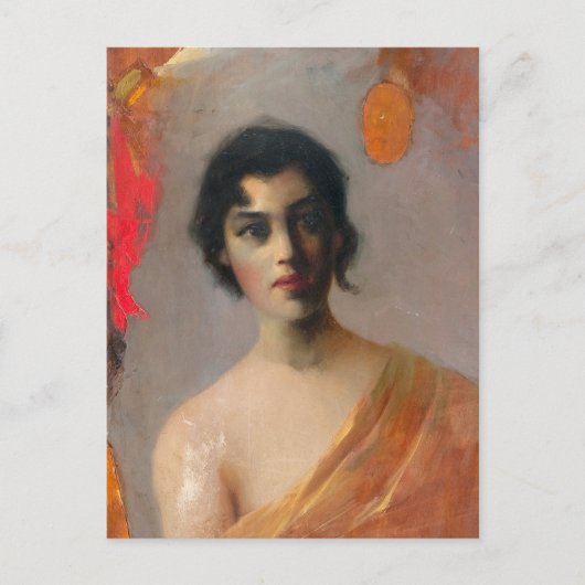 ヘルミビーズダークヘアモークルコーリストンマトゥッカイネン ポストカード (正面)