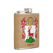 ヘルムとマントルを持つエスポイトの紋章 フラスク (右)