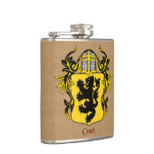 ヘルムとマントルを持つコンティヘラルディックシールド フラスク (右)