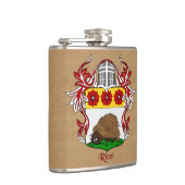 ヘルムとマントルを持つリッチ・ヘラルディックシールド フラスク (右)