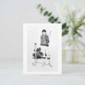 『ヘルムに縛られた自画像』（ヘルムにとばれたじがぞう、英: Self Portrait Tied t ポストカード (スタンド正面)