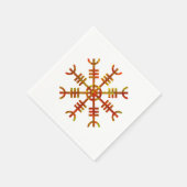 ヘルムオブアウェノルズバイキングシンボル スタンダードカクテルナプキン (角)