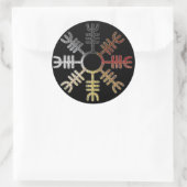 ヘルムオブアウェベアプライドステッカー ラウンドシール (バッグ)