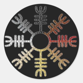 ヘルムオブアウェベアプライドステッカー ラウンドシール